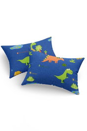 L'essentiel linge de maison Juego de 2 Fundas de Almohada 50x70 cm Azul Oscuro Algodón/Poliéster Confortables para Dormitorio